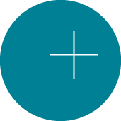 Teal circle with white cross